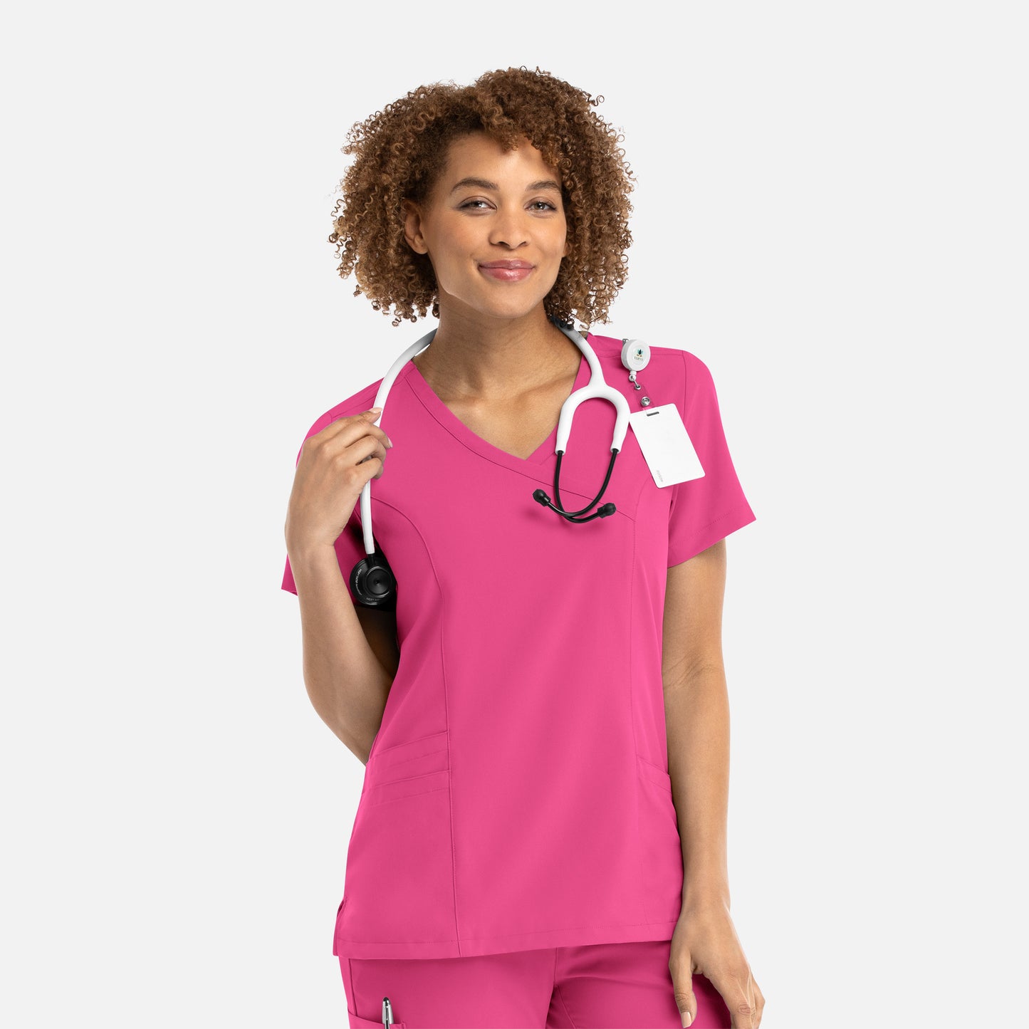 Momentum 5002 Mock Wrap Scrub Top