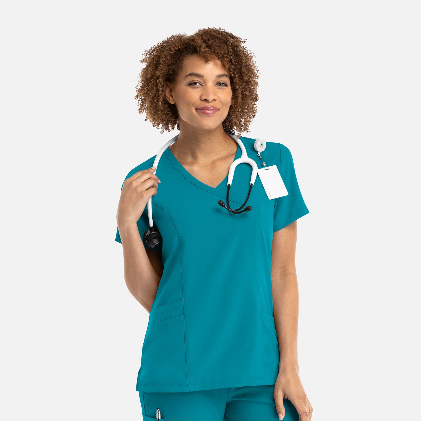 Momentum 5002 Mock Wrap Scrub Top