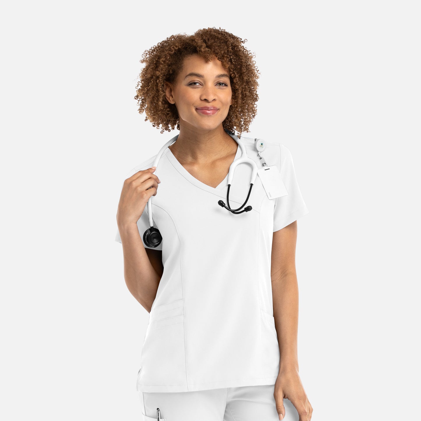 Momentum 5002 Mock Wrap Scrub Top