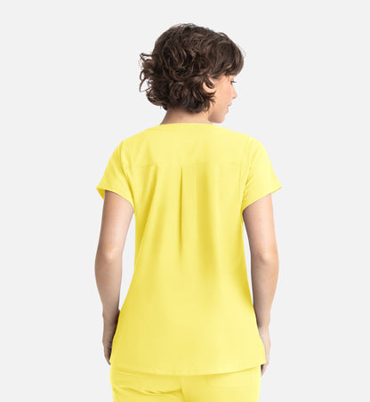 Momentum 5003 Women’s Tuckable Dolman Top Lemon Drop