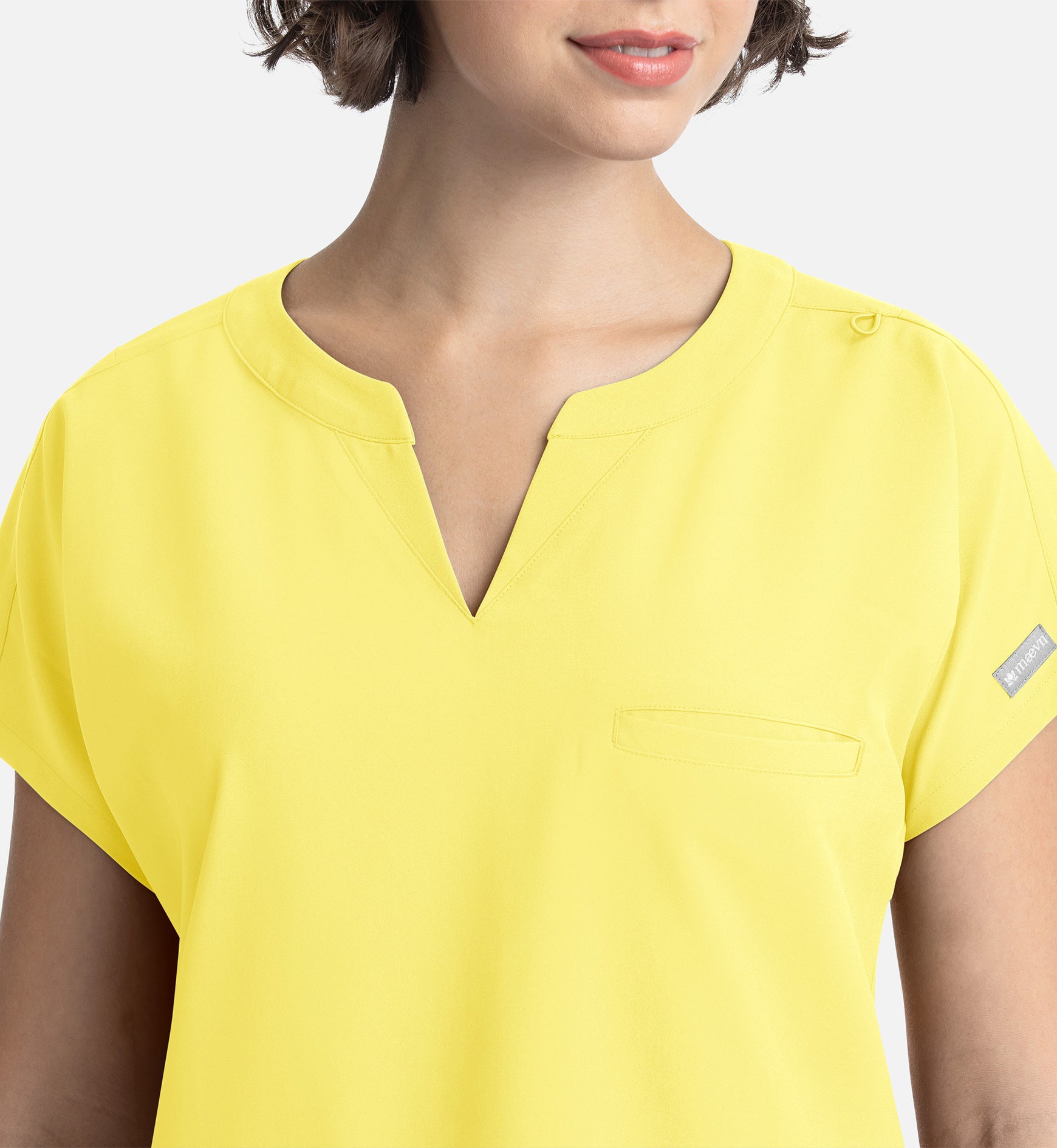 Momentum 5003 Women’s Tuckable Dolman Top Lemon Drop