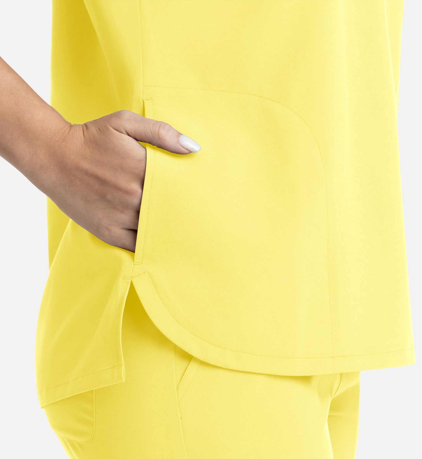 Momentum 5003 Women’s Tuckable Dolman Top Lemon Drop