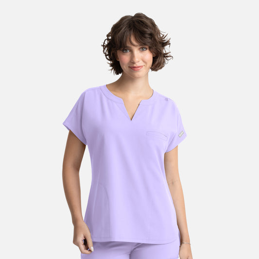 Momentum 5003 Women&#039;s Dolman 3 Pocket Top Lavender