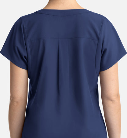 Momentum 5003 Women&#039;s Dolman 3 Pocket Top Navy