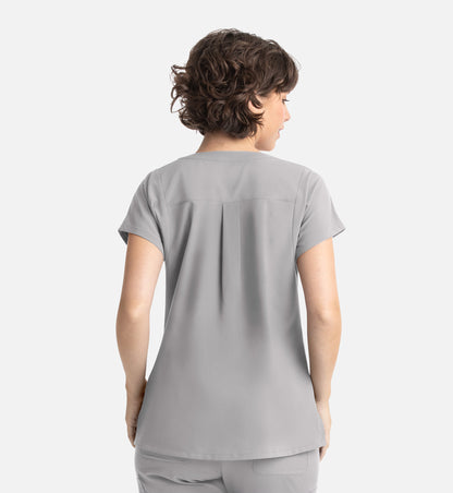 Momentum 5003 Women’s Tuckable Dolman Top Quiet Grey