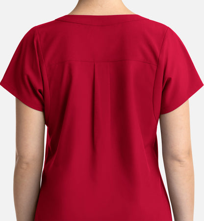 Momentum 5003 Women’s Tuckable Dolman Top Red