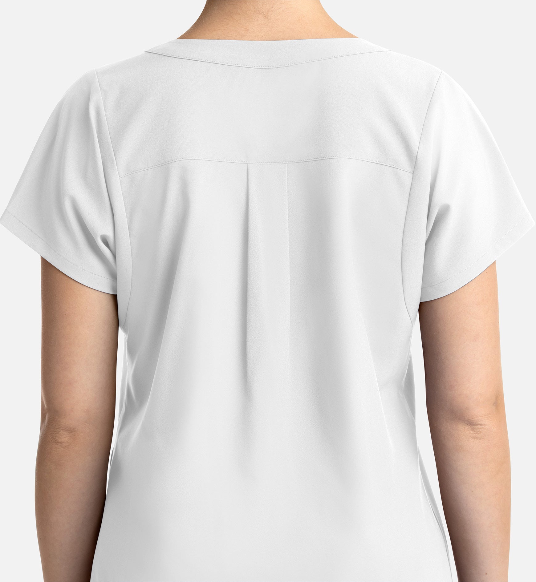 Momentum 5003 Women’s Tuckable Dolman Top White