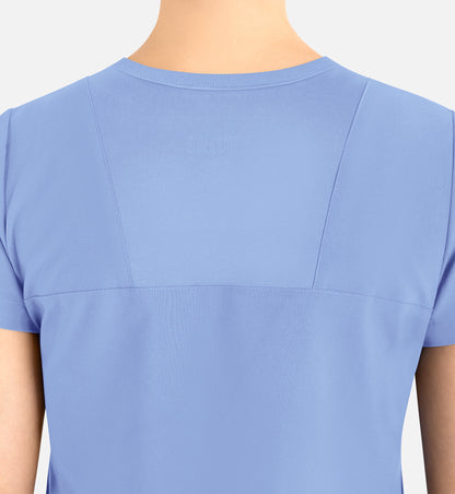 Momentum 5005 Women’s Tuckable Round Neck Top Ceil Blue