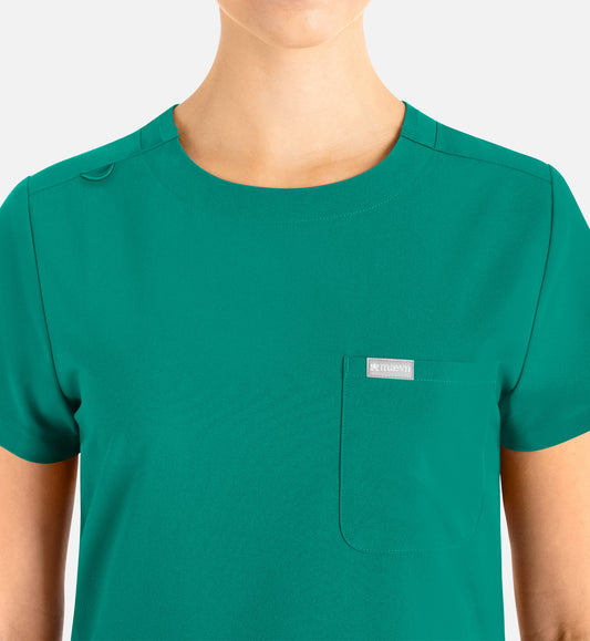 Momentum 5005 Women’s Tuckable Round Neck Top Hunter