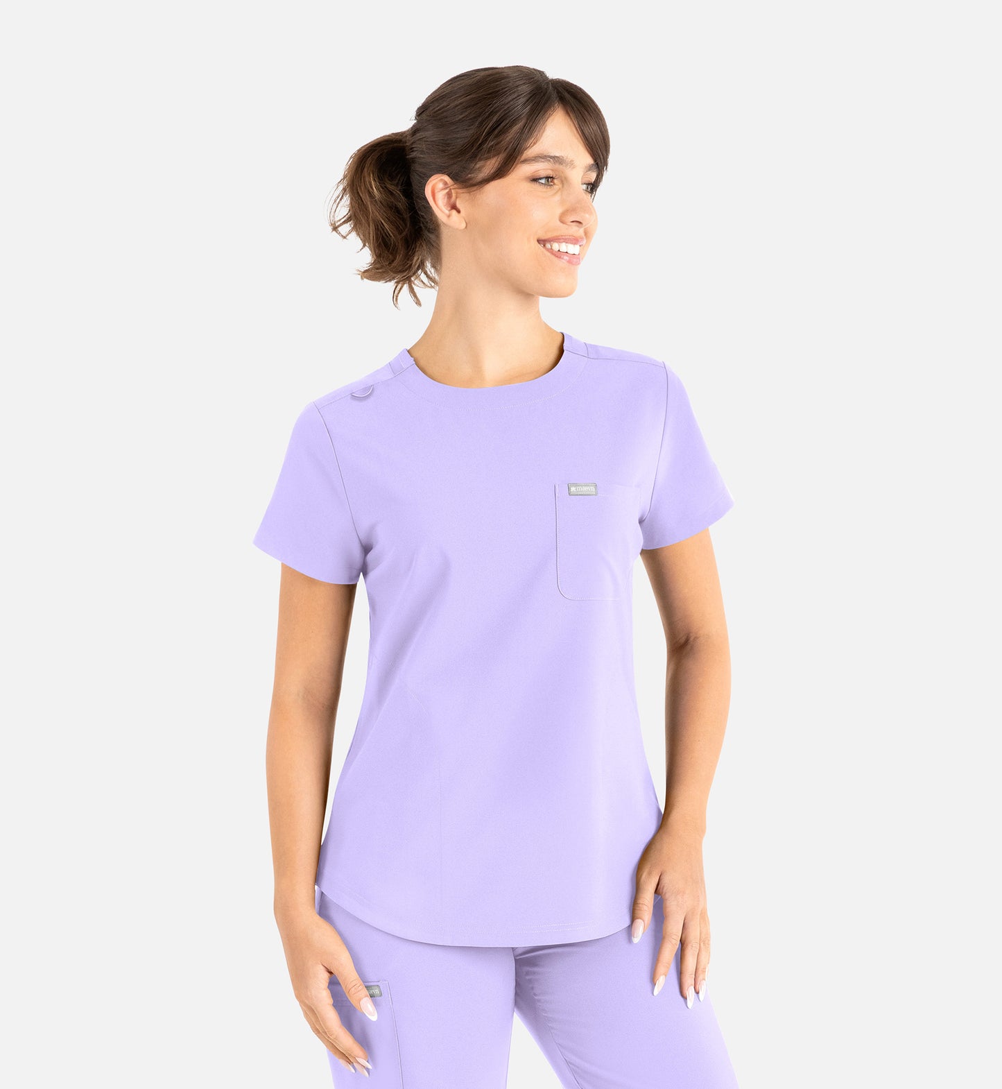Momentum 5005 Women’s Tuckable Round Neck Top Lavender