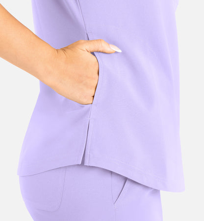 Momentum 5005 Women’s Tuckable Round Neck Top Lavender
