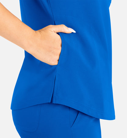 Momentum 5005 Women’s Tuckable Round Neck Top Royal Blue