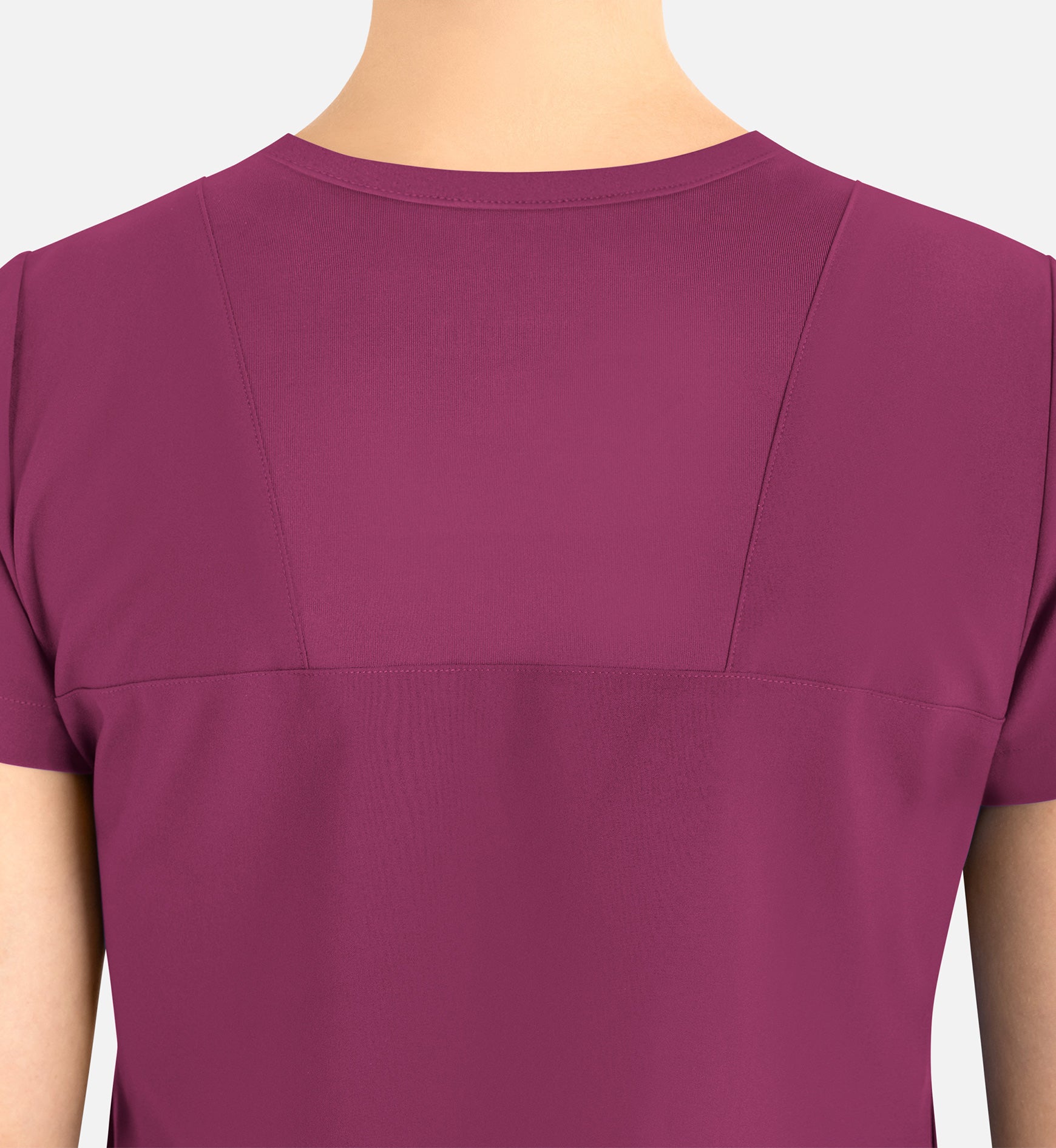 Momentum 5005 Women’s Tuckable Round Neck Top Wine