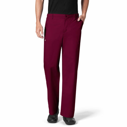 WonderWORK 503 Men's Cargo Scrub Pants Wine Model Image Front | Wink