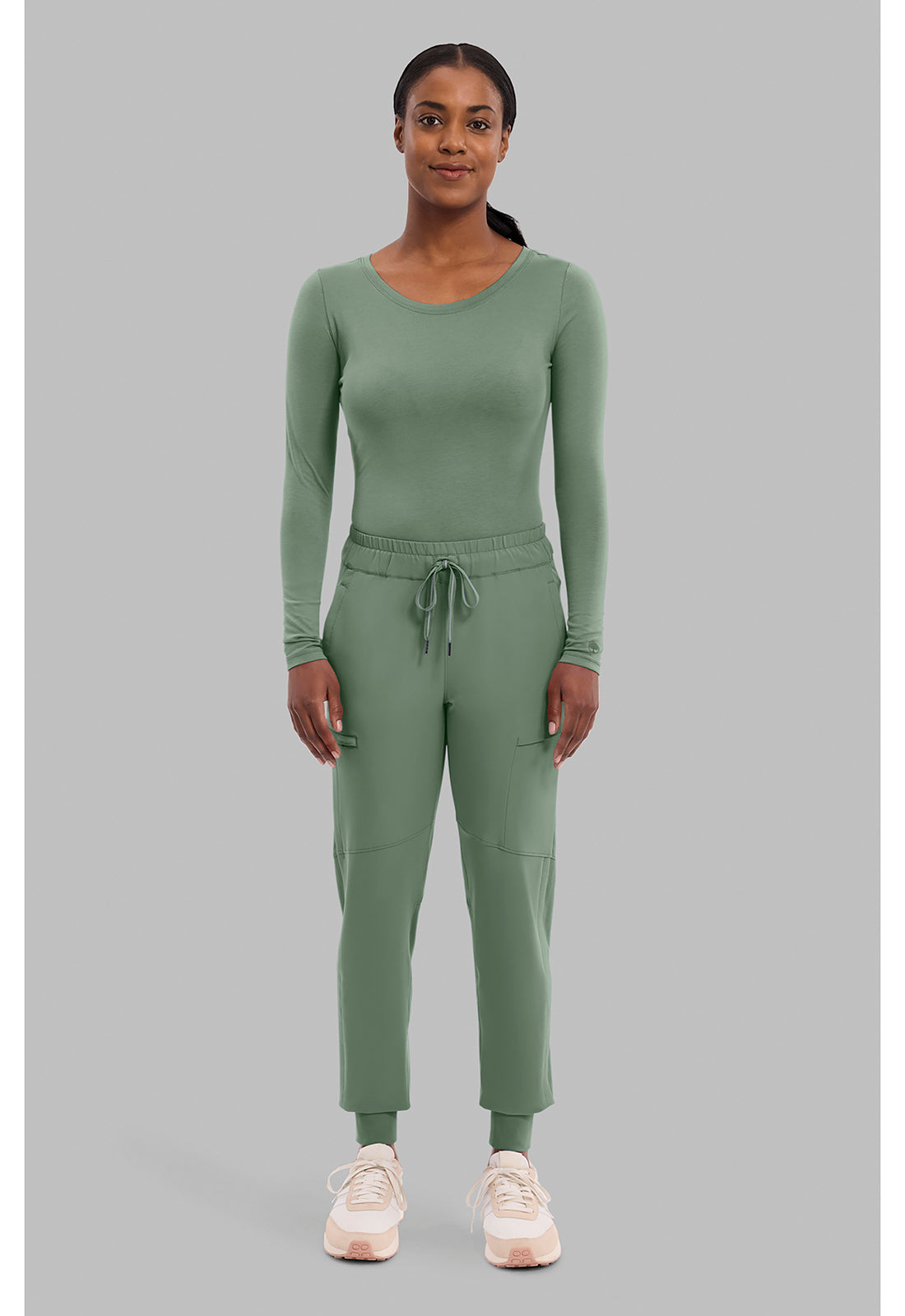 Knits 5047 Women's Melissa Scrub Top Acadia Green