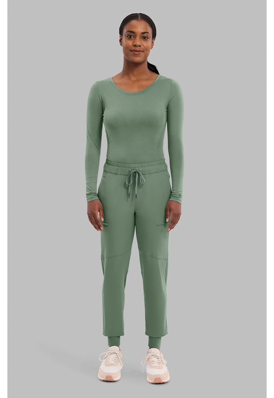 Knits 5047 Women's Melissa Scrub Top Acadia Green
