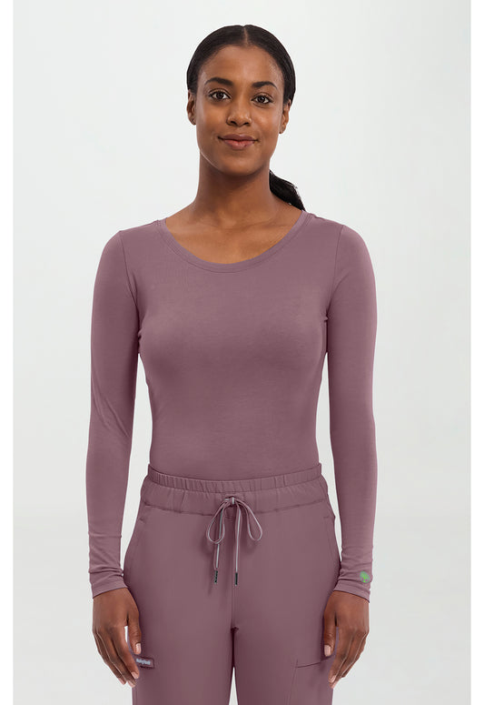 Knits 5047 Women's Melissa Scrub Top Elderberry