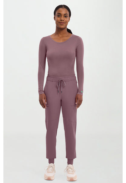 Knits 5047 Women's Melissa Scrub Top Elderberry