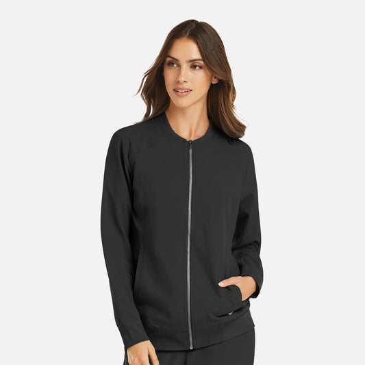 Momentum 5061 Womens Full Zip Bomber Jacket