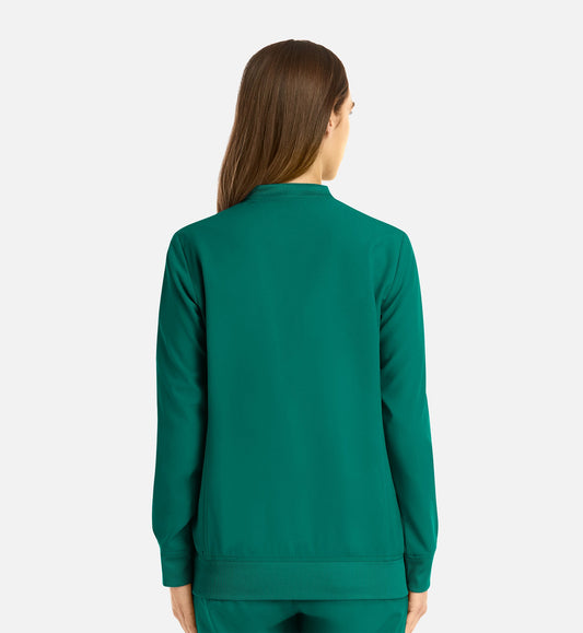 Cleveland Clinic Momentum 5061 Women's Full Zip Bomber Jacket Hunter