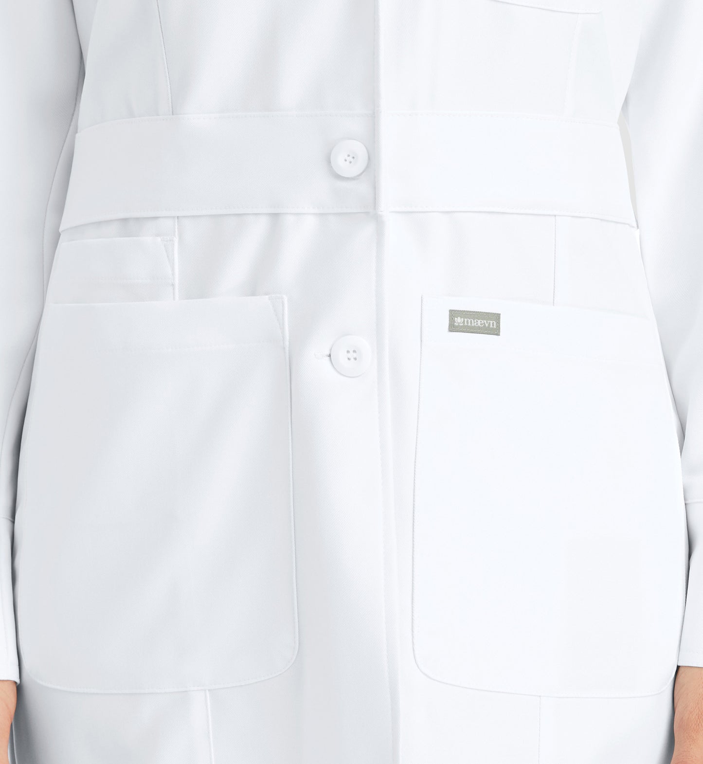 Momentum Lab Coats 5072 Women’s Mid Length Lab Coat White