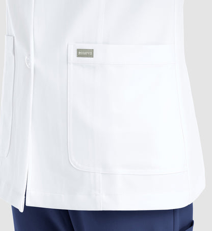Cleveland Clinic Momentum Lab Coats 5073 Women's Consultation Lab Coat White