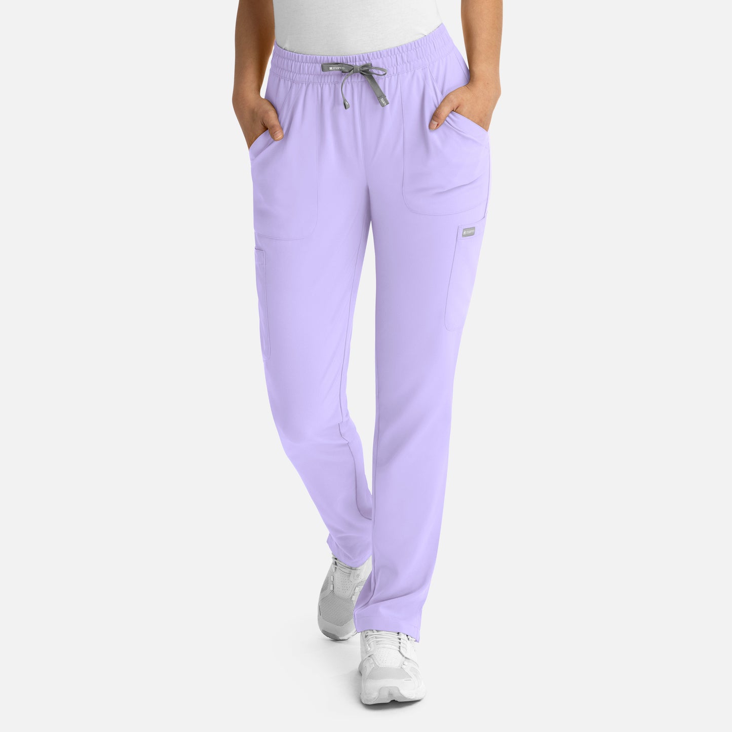 Momentum 5091 Womens Full Elastic Pull on Pant Lavender