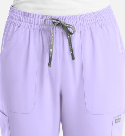 Momentum 5091 Womens Full Elastic Pull on Pant Lavender