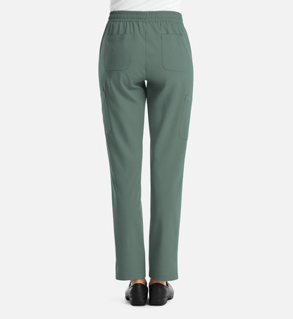 Momentum 5091 Womens Full Elastic Pull on Pant Moss