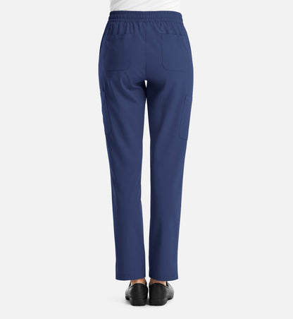 Momentum 5091 Womens Full Elastic Pull on Pant Navy