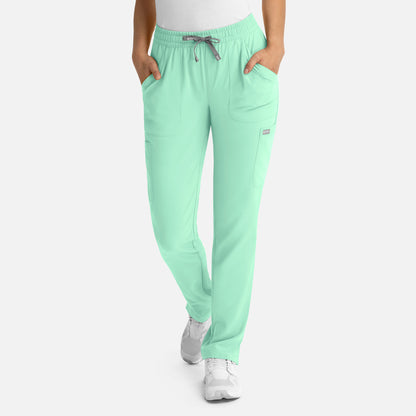 Momentum 5091 Womens Full Elastic Pull on Pant OPAL