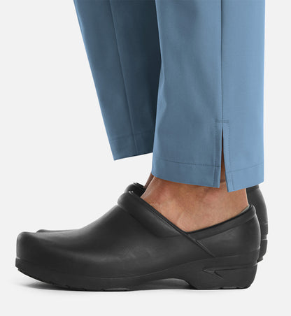 Momentum 5091 Womens Full Elastic Pull on Pant Slate Blue