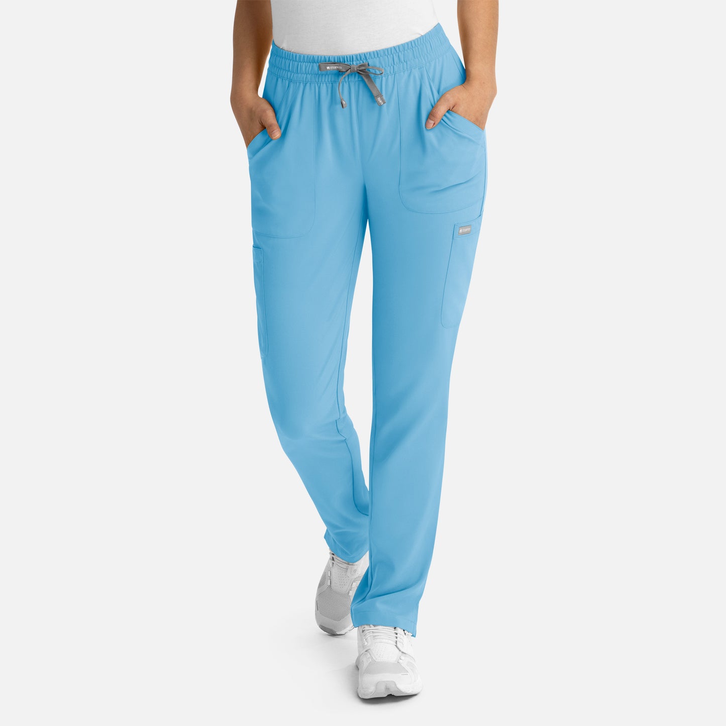 Momentum 5091 Womens Full Elastic Pull on Pant Turquoise