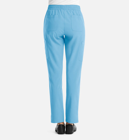 Momentum 5091 Womens Full Elastic Pull on Pant Turquoise