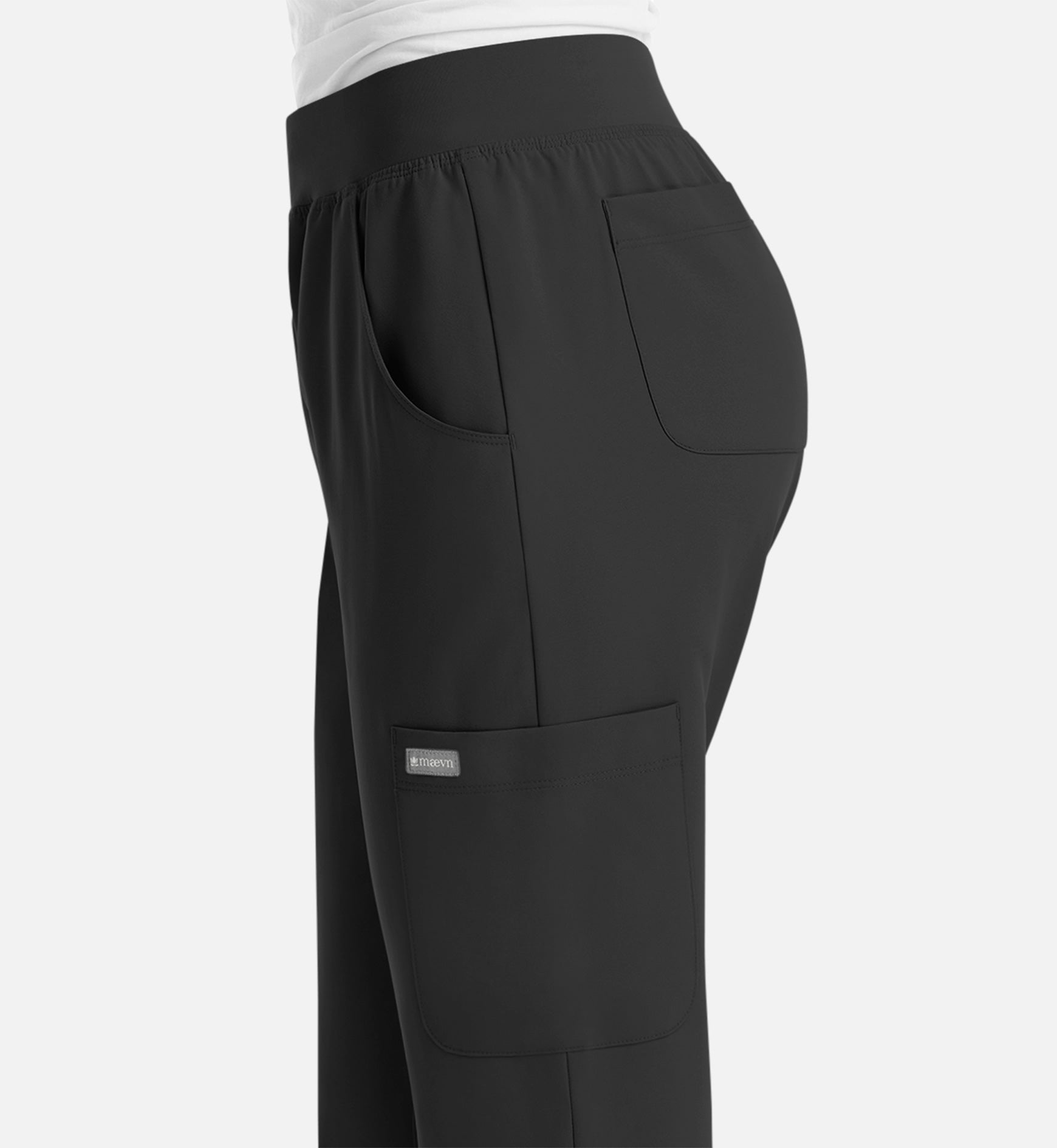 Momentum 5092 Women’s Yoga Waist Jogger Black