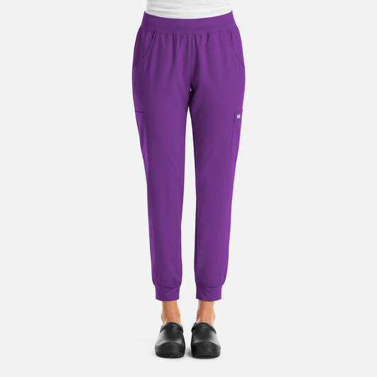 Momentum 5092 Women’s Yoga Waist Jogger Egg plant