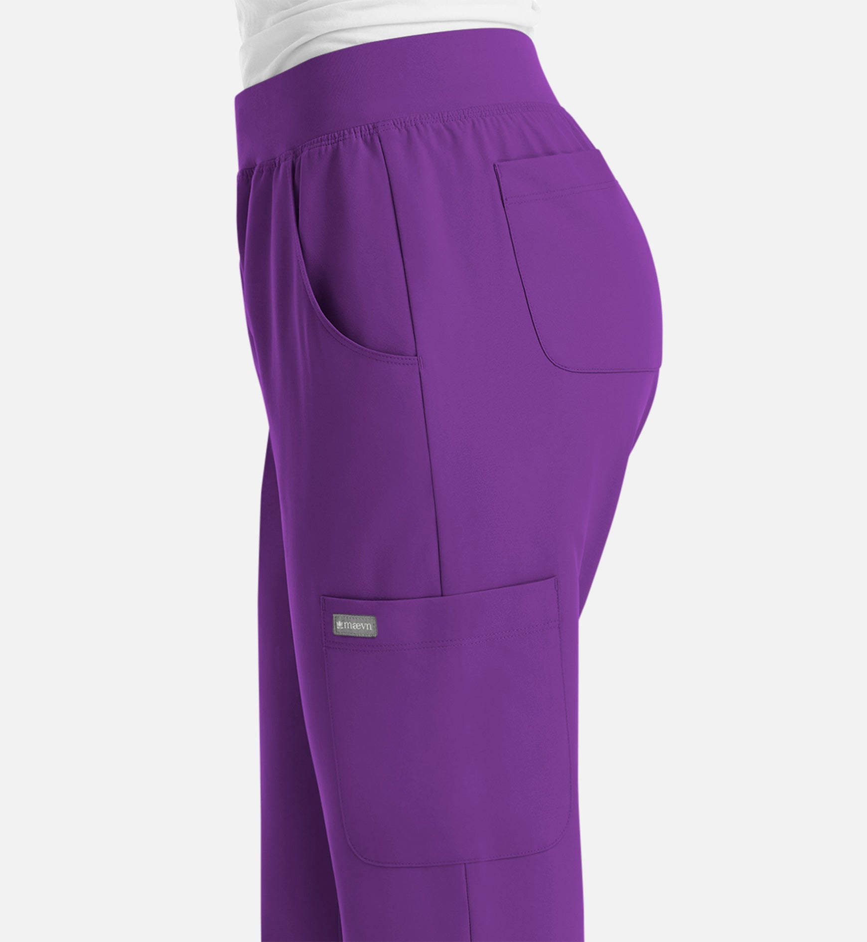 Momentum 5092 Women’s Yoga Waist Jogger Egg plant