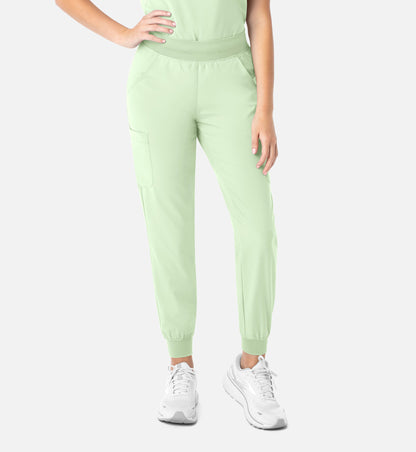 Momentum 5092 Women’s Yoga Waist Jogger Honeydew