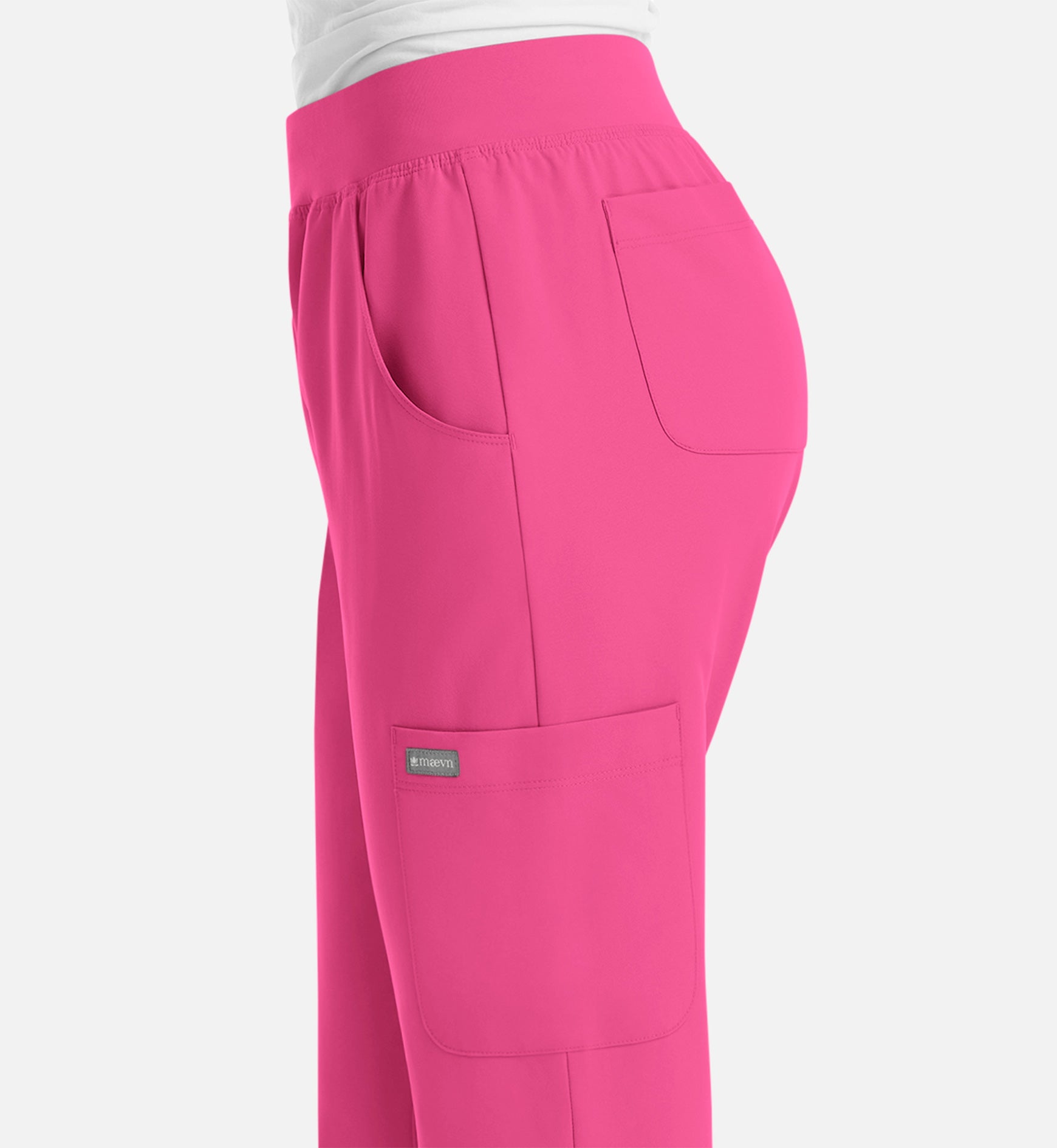 Momentum 5092 Women’s Yoga Waist Jogger Hot Pink