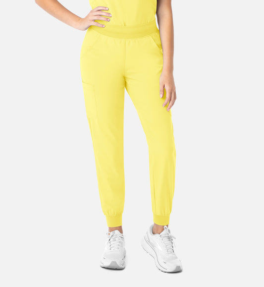 Momentum 5092 Women’s Yoga Waist Jogger Lemon Drop