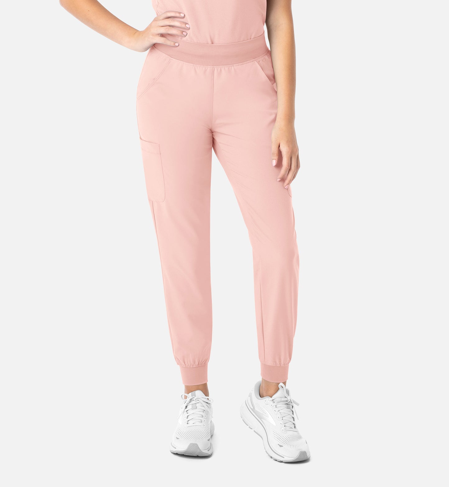 Momentum 5092 Women’s Yoga Waist Jogger Pink Grapefruit
