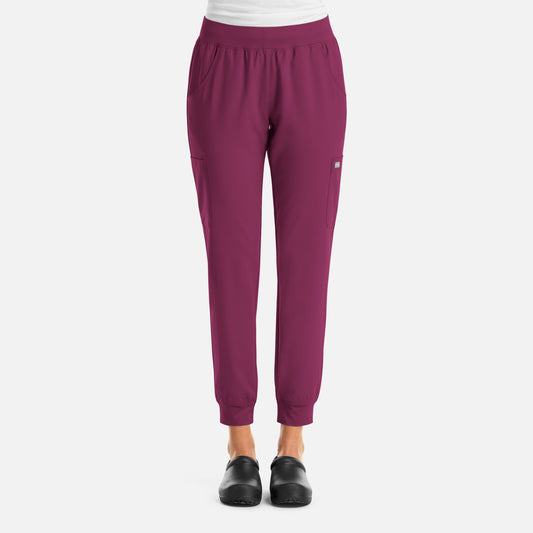 Momentum 5092 Women’s Yoga Waist Jogger Wine