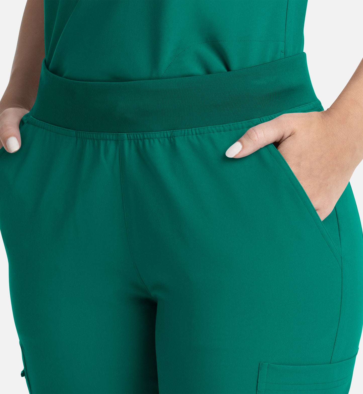 Momentum 5093 Women’s Full Elastic Band Flare Leg Pant Hunter