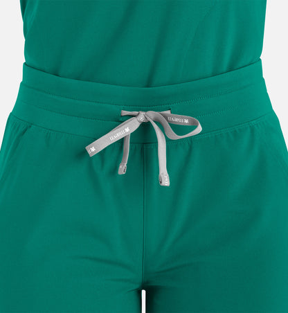 Momentum 5094 Women’s High Waist Full Elastic Wide Leg Pant Hunter