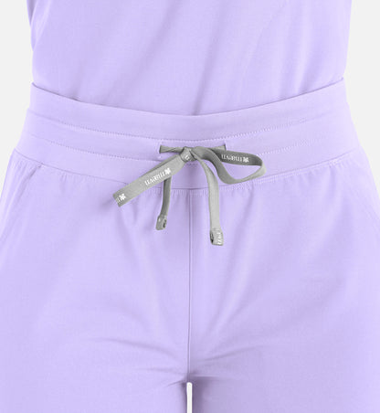 Momentum 5094 Women’s High Waist Full Elastic Wide Leg Pant Lavender