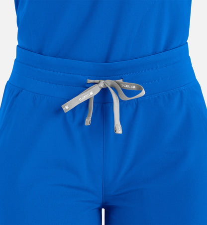 Momentum 5094 Women’s High Waist Full Elastic Wide Leg Pant Royal Blue