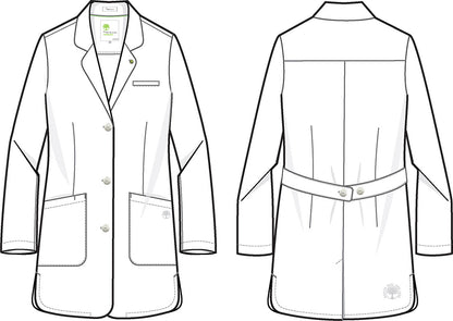 White Coat 5101 Women's Fiona Labcoat White