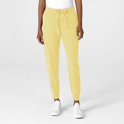 Nova 5132 Jogger Utility Scrub Pants Sunshine Yellow Model Image Front | Wink