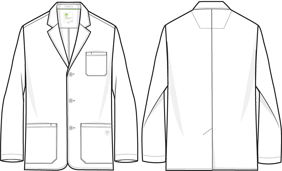 The White Coat 5150 Leo Lab Coat White