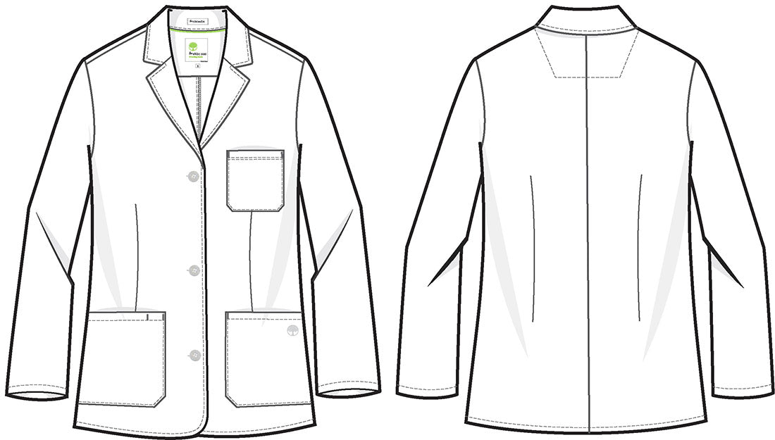 White Coat 5160 Women's Flo Labcoat White